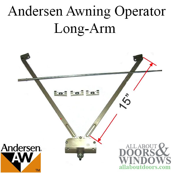 Andersen Awning Operator, A4-7082, Long Arm - Stone