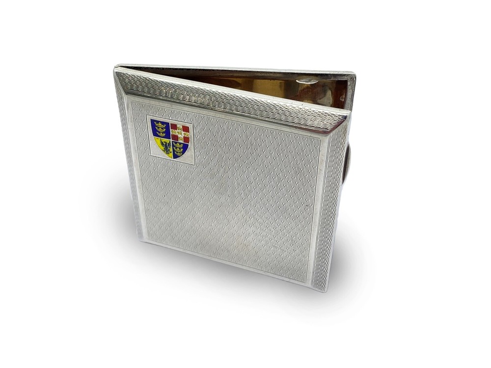 Sterling Silver Cigarette Case, Chester 1926