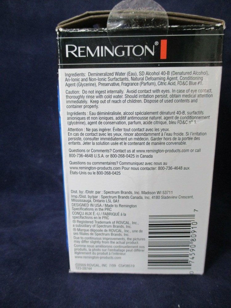 Remington CC-100A Refill Power Clean Advanced Solution One Filter New In Box