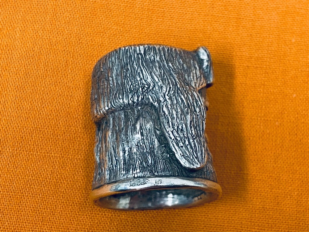 Russian Silver Thimble