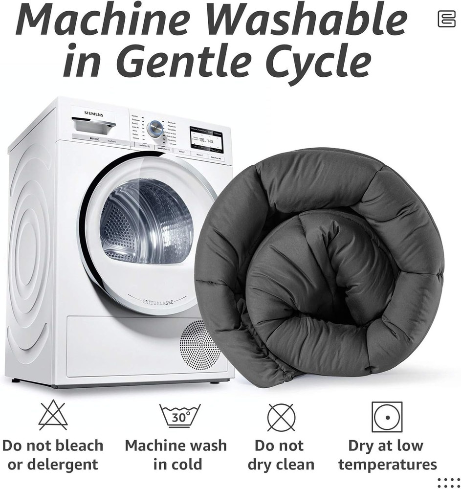 All-Season California King Size Down Comforter Insert