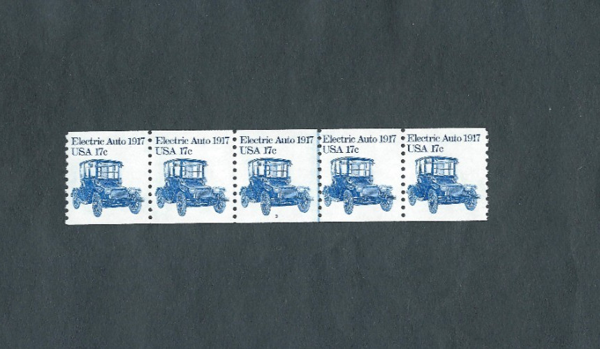 US Stamps Scott #1906 PNC5 P#3 17c Electric Auto XF MNH
