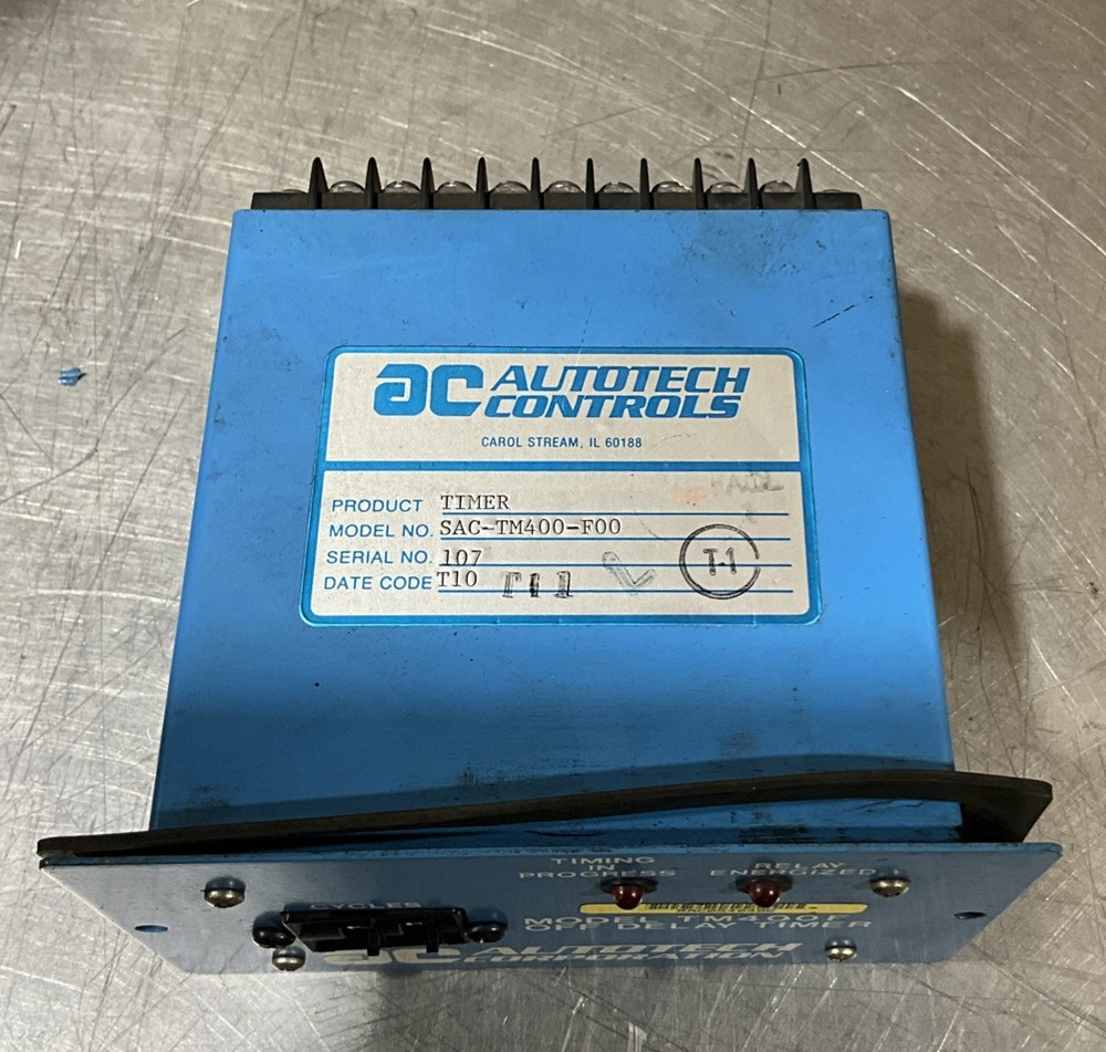 AUTOTECH CORPORATION TM400F OFF DELAY TIMER