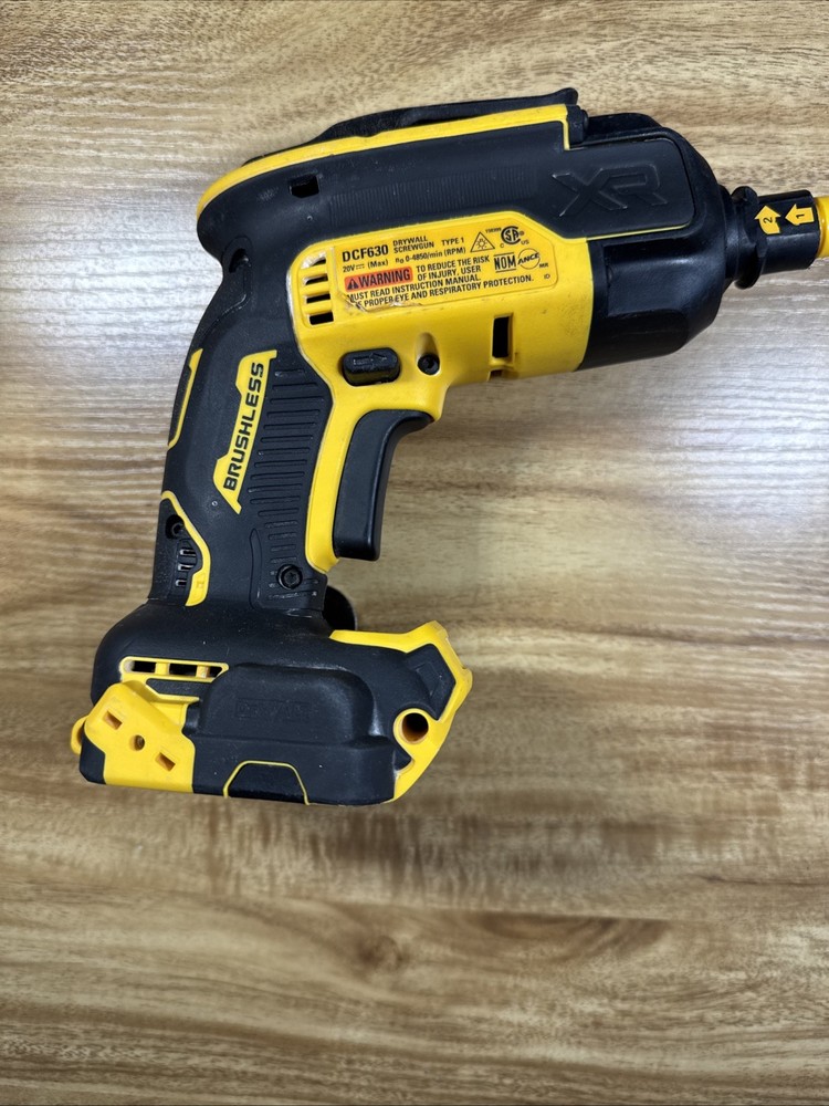 DEWALT DCF630B 20V XR Drywall Screwdriver Tool Only — Cleaned