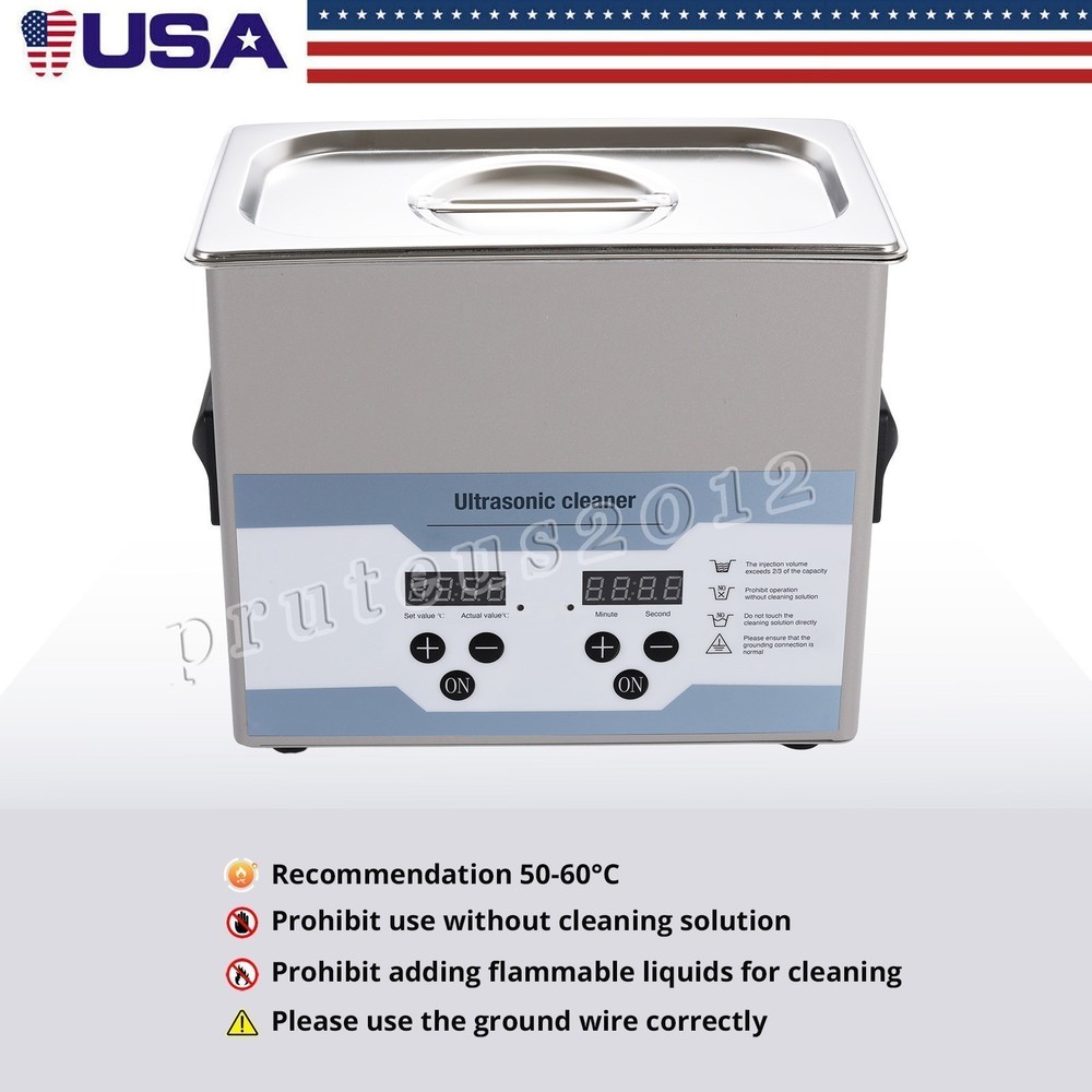 3.2L Ultrasonic Cleaner with Control Panel Ultrasonic Cleaning Machine