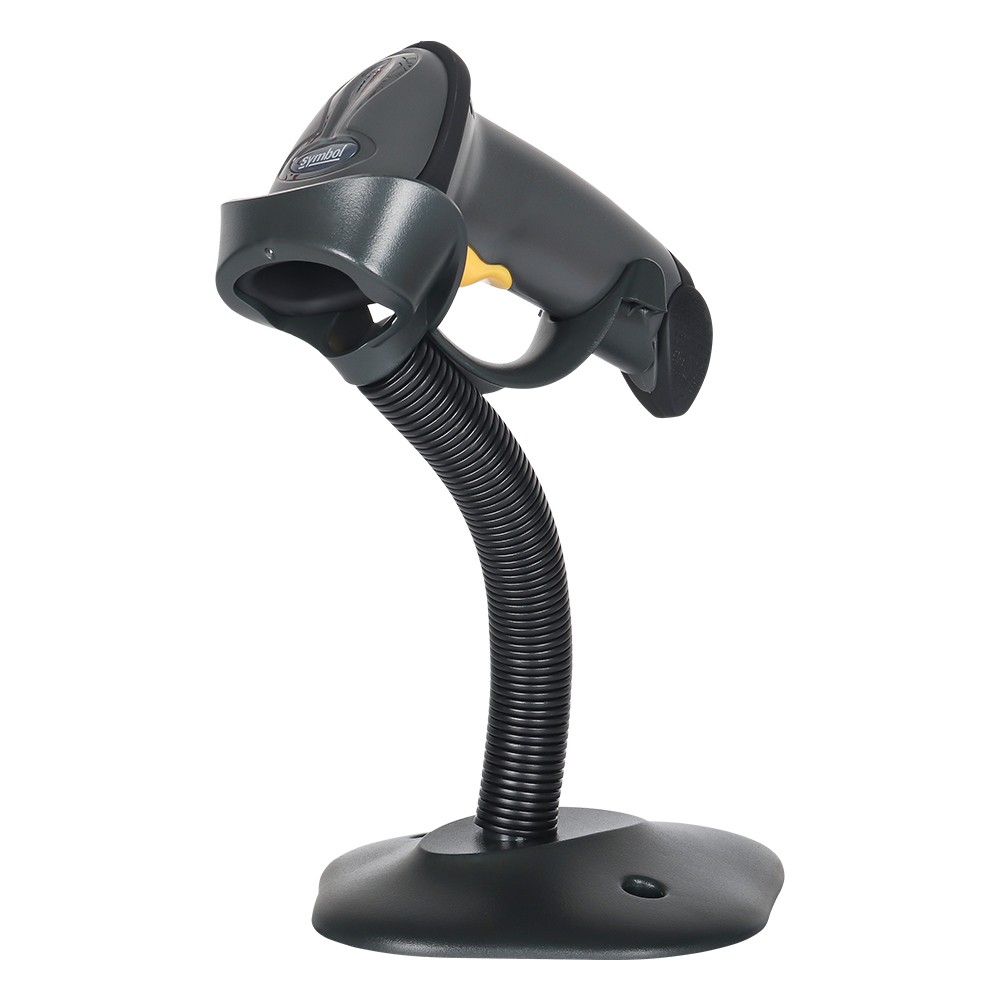 Zebra Symbol LS2208-SR20007R-NA Handheld Laser 1D Barcode Scanner with Stand