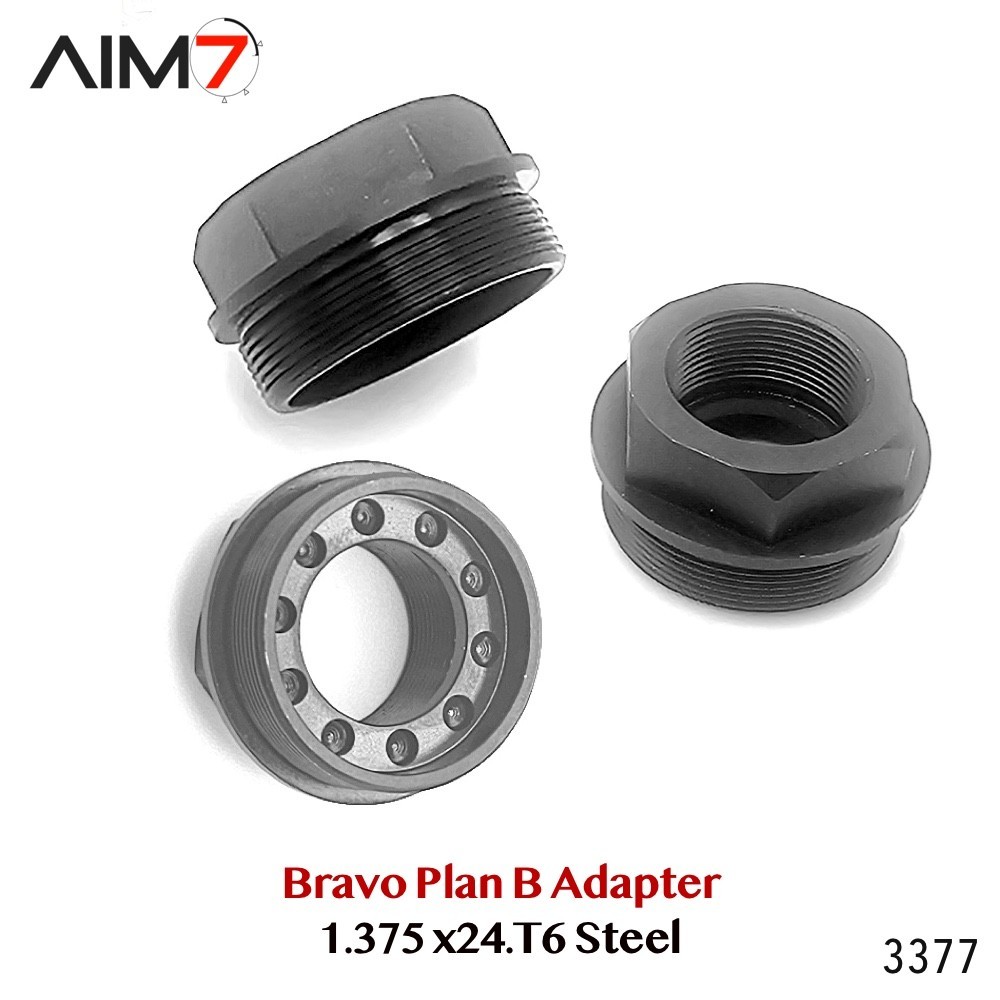 AIM7 TRI-CORE MATRA Light Muzzle Brake Linear Comp 6" 223/308/9mm/30CAL