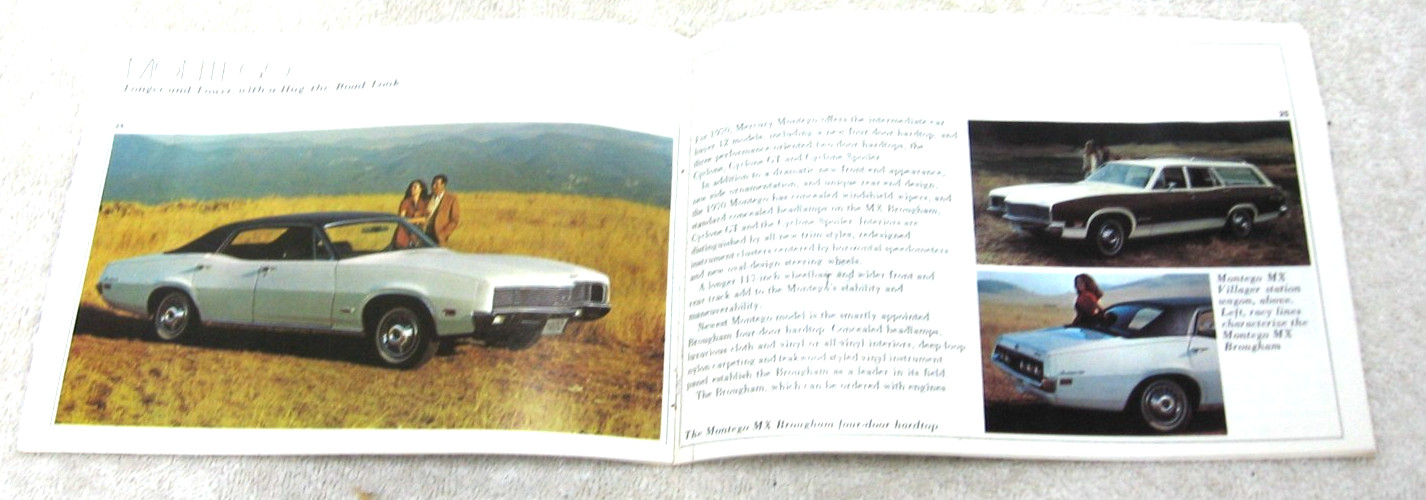 1970 FORD FULLINE FORD MERCURY MUSTANG TORINO CYCLONE COUGAR MAILER BROCHURE