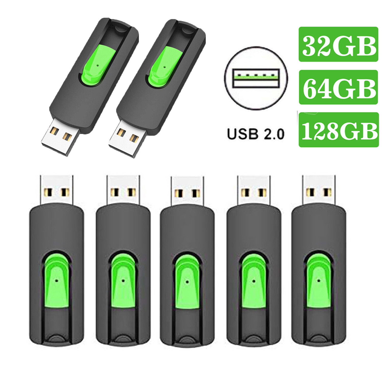 Lot USB Flash Drive Thumb Pen Drive Memory Stick Data Storage 32GB,64GB,128GB