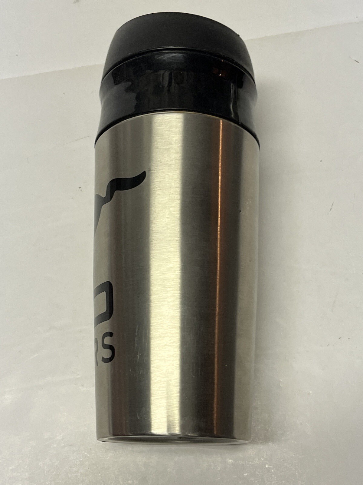 Ford Mustang 50 Years Anniversary 20 Oz Logo Silver Stainless Steel Tumbler Mug