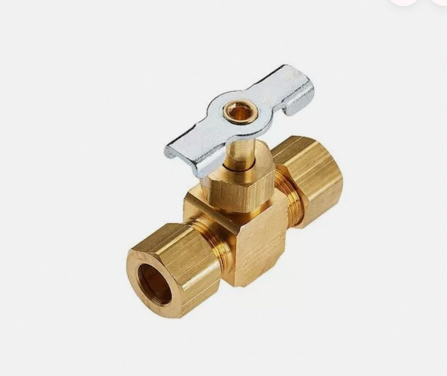 Parker Nv105c-4 Needle Valve, 1/4 In., Compression-Compression