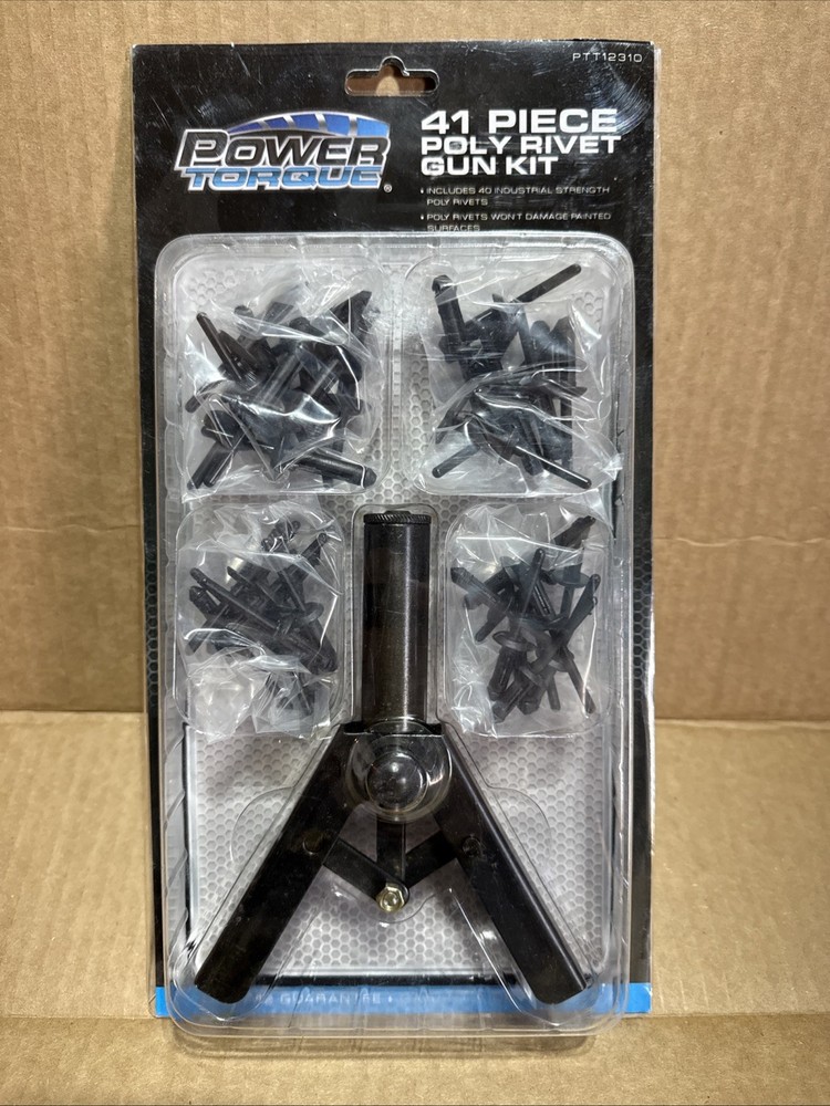 Power Torque 41 Piece Poly Rivet Gun Kit