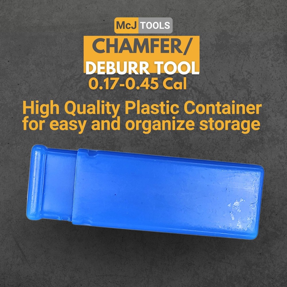 Reloading Chamfer Deburr Hand Tool 0.17-0.45cal