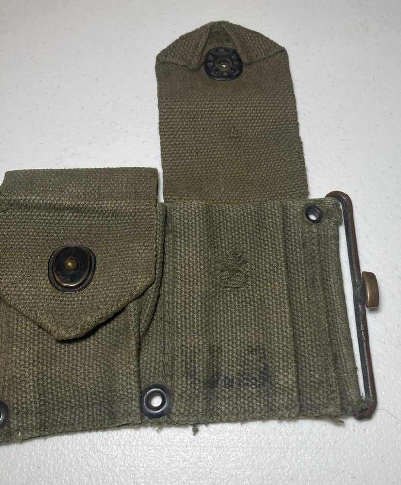 Original WWII US M1 Garand Ammo Cartridge Belt