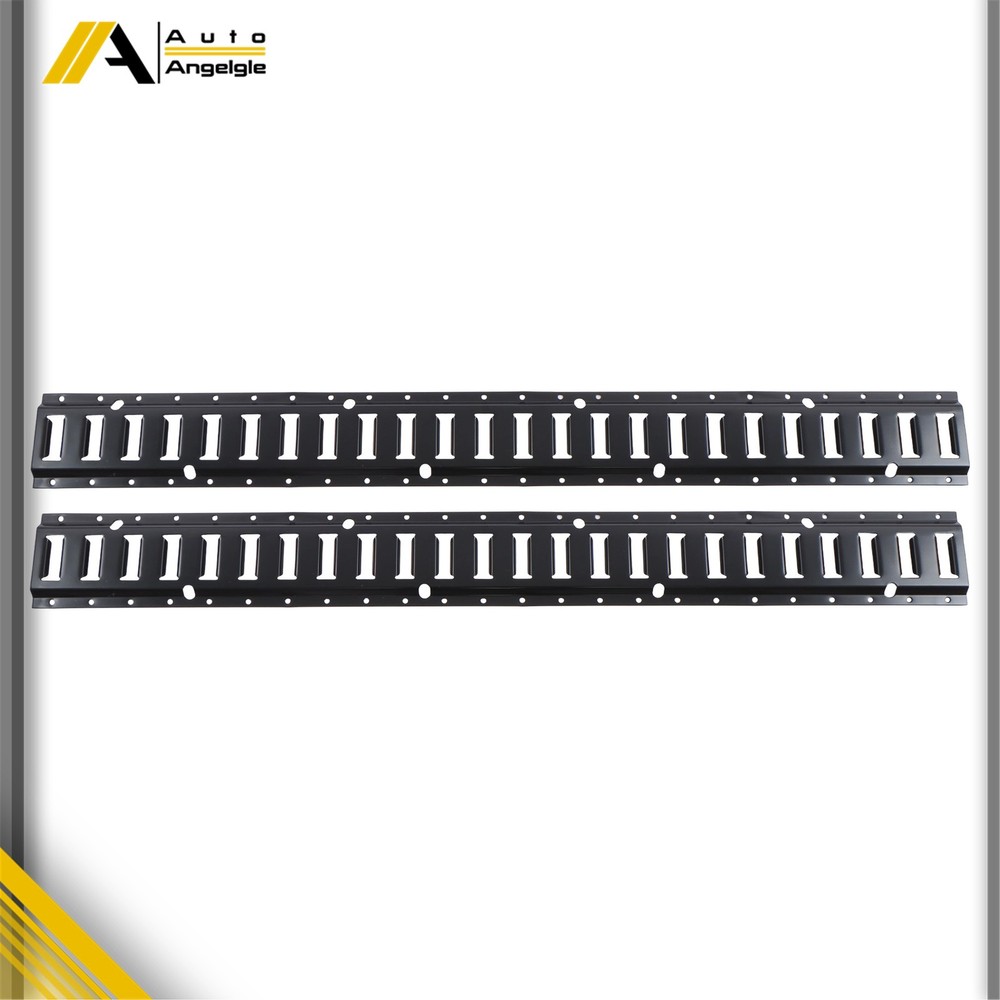 For Cargo Trailers Power Coated E-Tracks 2 Pack 4' E Tie Down Rail Kit