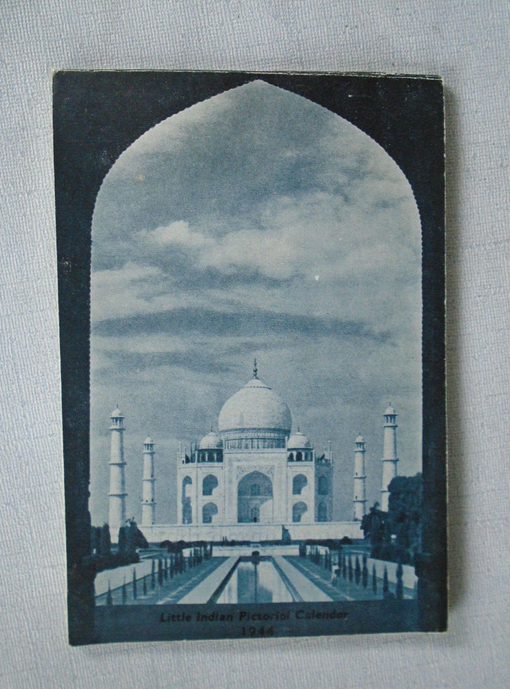 WWII CBI theater, 1944 India desktop calendar