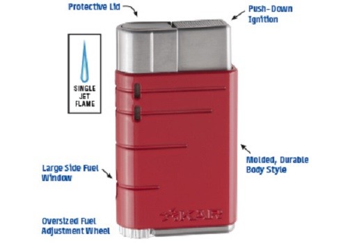 XIKAR Linea Single Jet Cigar Lighter - Blue - 503BL - New