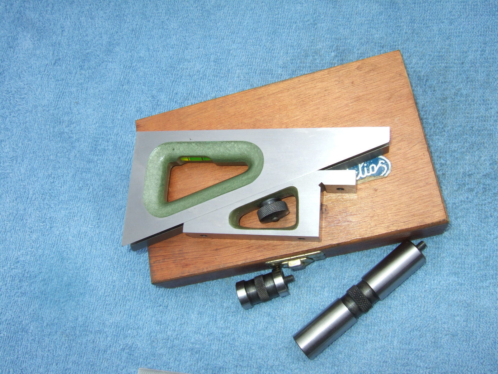 HELIOS GERMAN MADE PLANER GAGE W/CASE MACHINIST TOOLMAKER No.4 MANY MORE US HERE