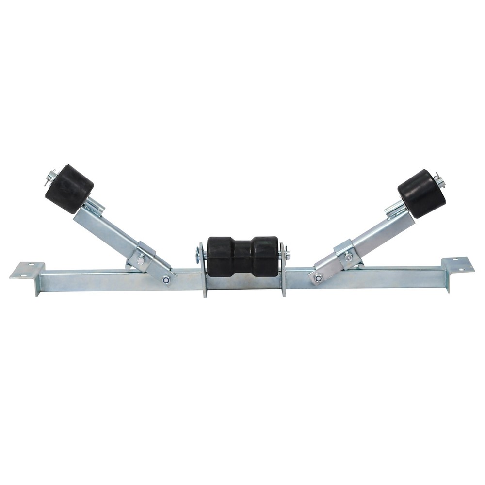 Boat Trailer Bottom Support Bracket with Keel Rollers capacity 1102 lbs