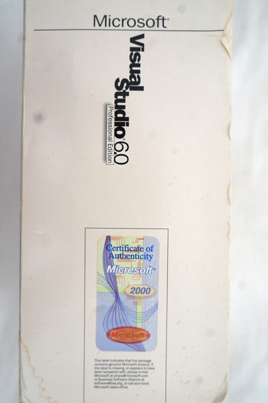 Microsoft Visual Studio Professional 6.0 6 PRO FULL VERSION Windows BASIC C++