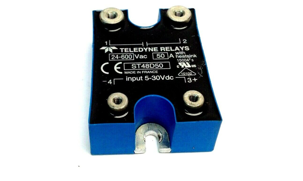 Teledyne ST48D50 Relays Solid State Relay 24-600VAC 50A