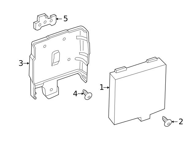 Genuine Ford Blind Spot Detection System Warning Sensor Bracket HS7Z-14D189-B