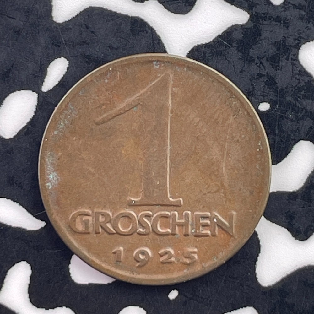 1925 Austria 1 Groschen Lot#C5874