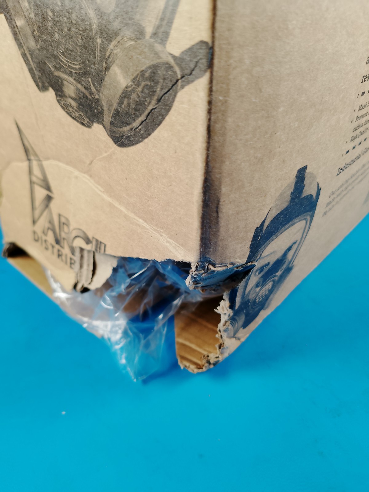 Parcil PT-100 Respirator Full Face Mask with Dual Cartridges