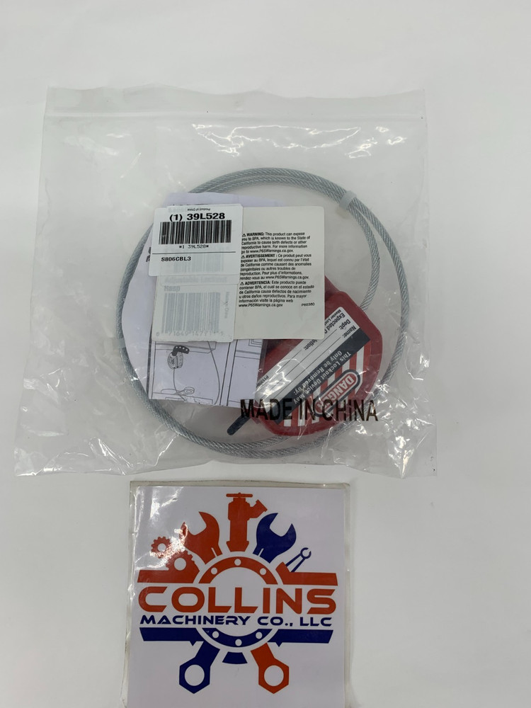 Master Lock 39L528 S806CBL3 Polyurethane Cable Lockout