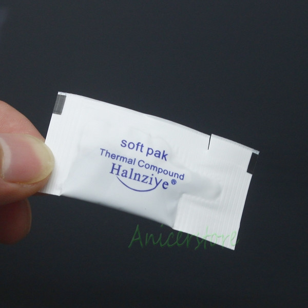 10pcs Grey Soft Pack Thermal Grease Compound Paste For CPU Heatsink LED IC VGA