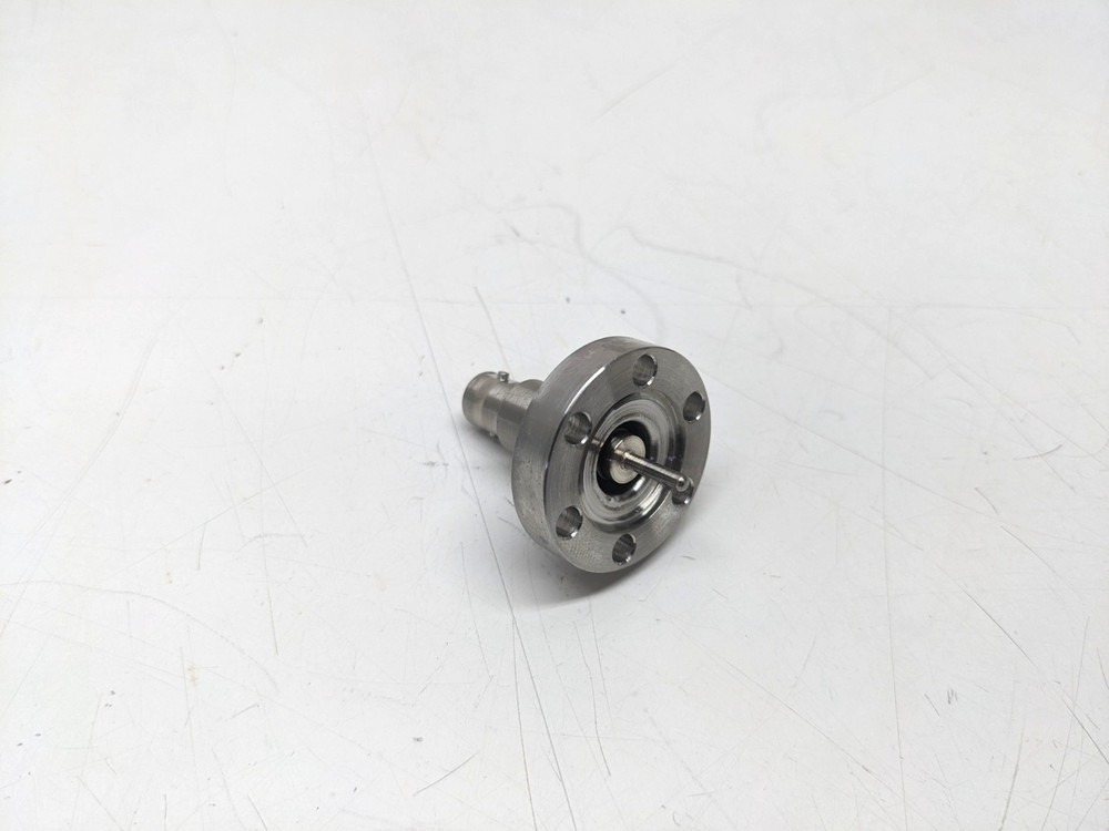 MDC 1.33" "Mini" Conflat UHV Single Pin Electrical Vacuum Feedthrough