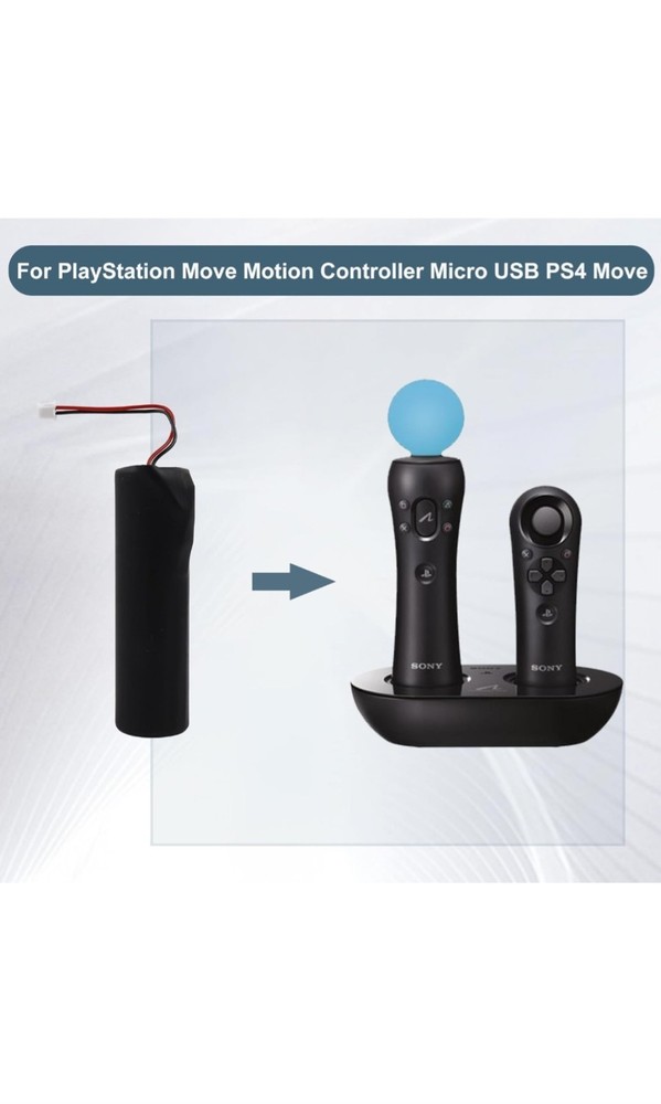1PCS LIS1651 Battery For PlayStation Move Motion Controller Micro USB PS4 P