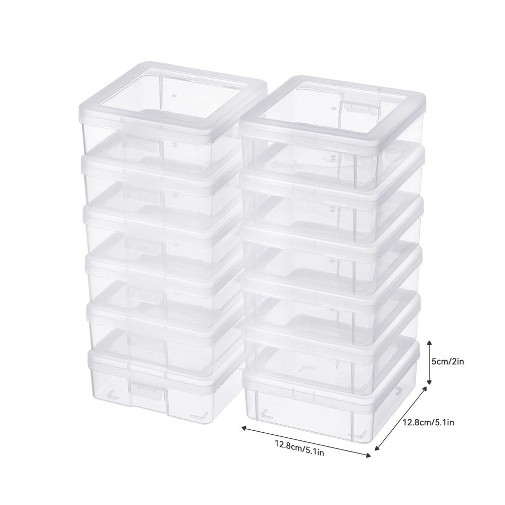 Small Plastic Storage Containers Clear Arts & Crafts Storage Boxes & Organize...