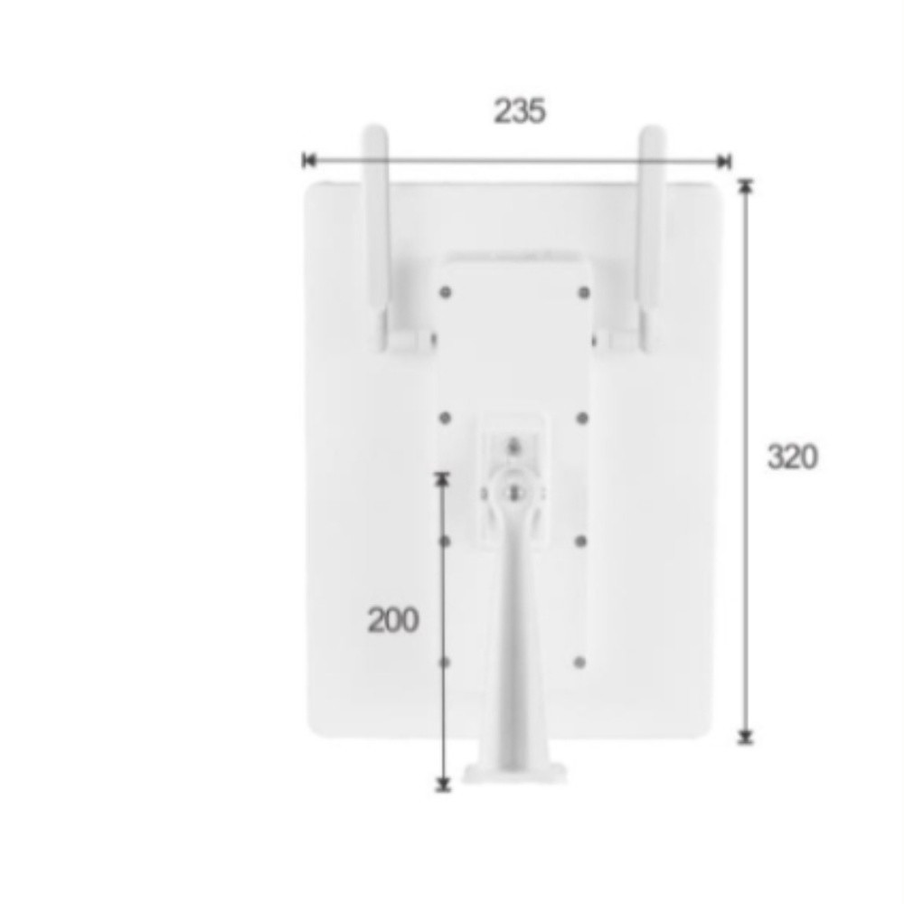 Outdoor WiFi Extender Solar Powered Weather Resistant 300Mbps Coverage