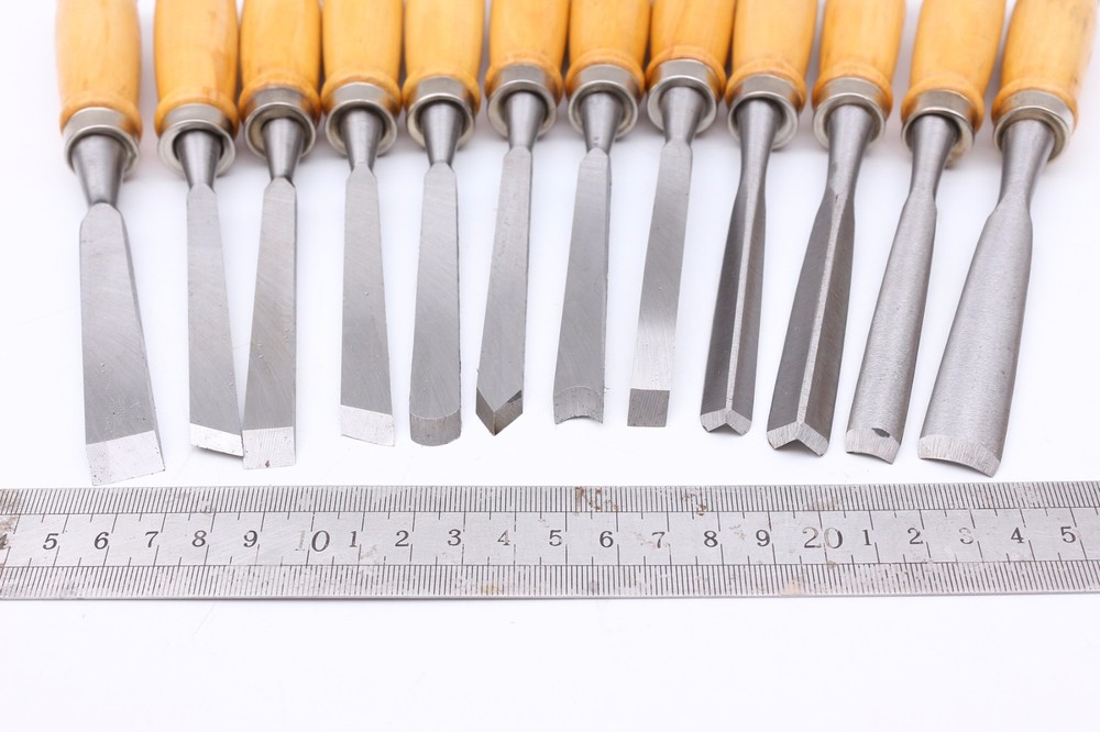 Luthier Tools 12pcs Knives Graver Violin/Guitar/Viola Making Woodworking Tools