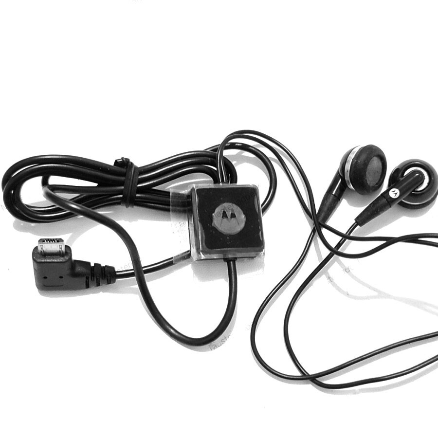 Motorola SYN1458B Micro-USB Headset with Mic Answer/End for RAZR2 V8 V9 PEBL U9