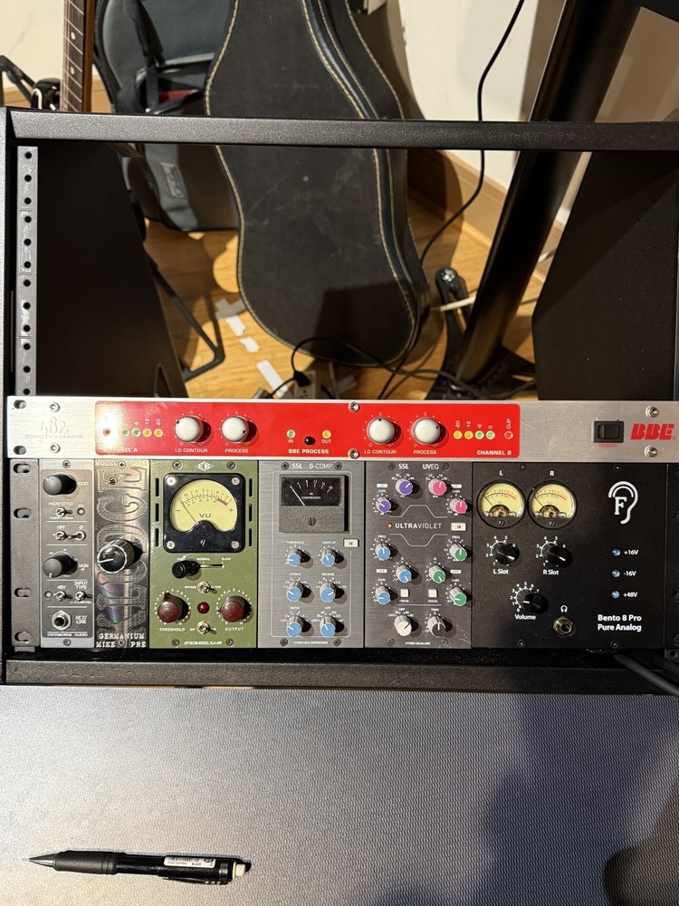 8-Slot 500-Series Analog Rack + Premium Modules (Studio-Ready)