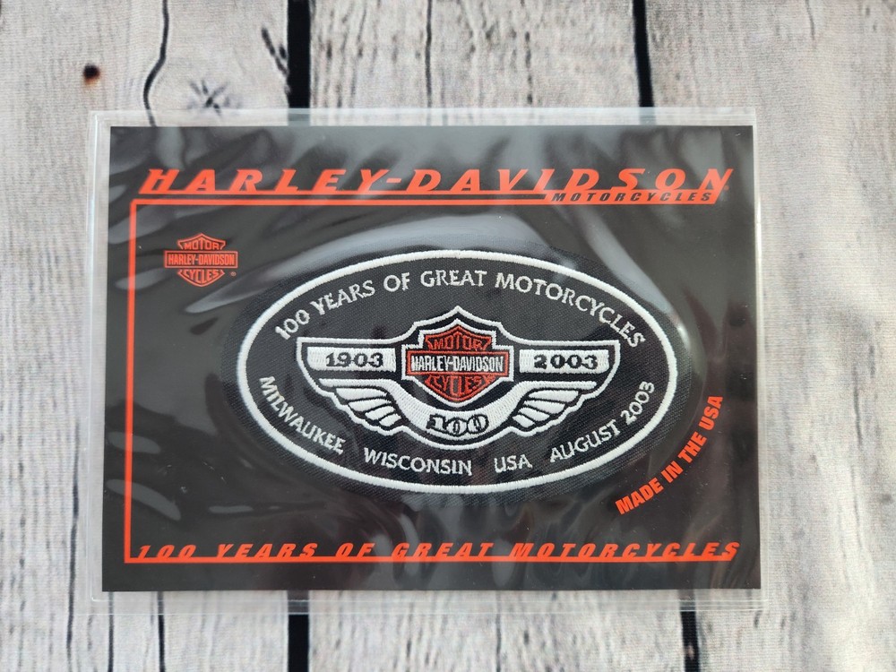 HARLEY DAVIDSON 100TH ANNIVERSARY PATCH
