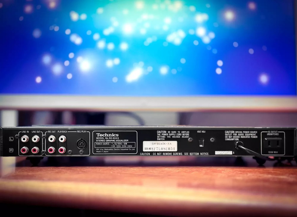 TECHNICS SH-8045 Vintage Stereo Graphic Equalizer