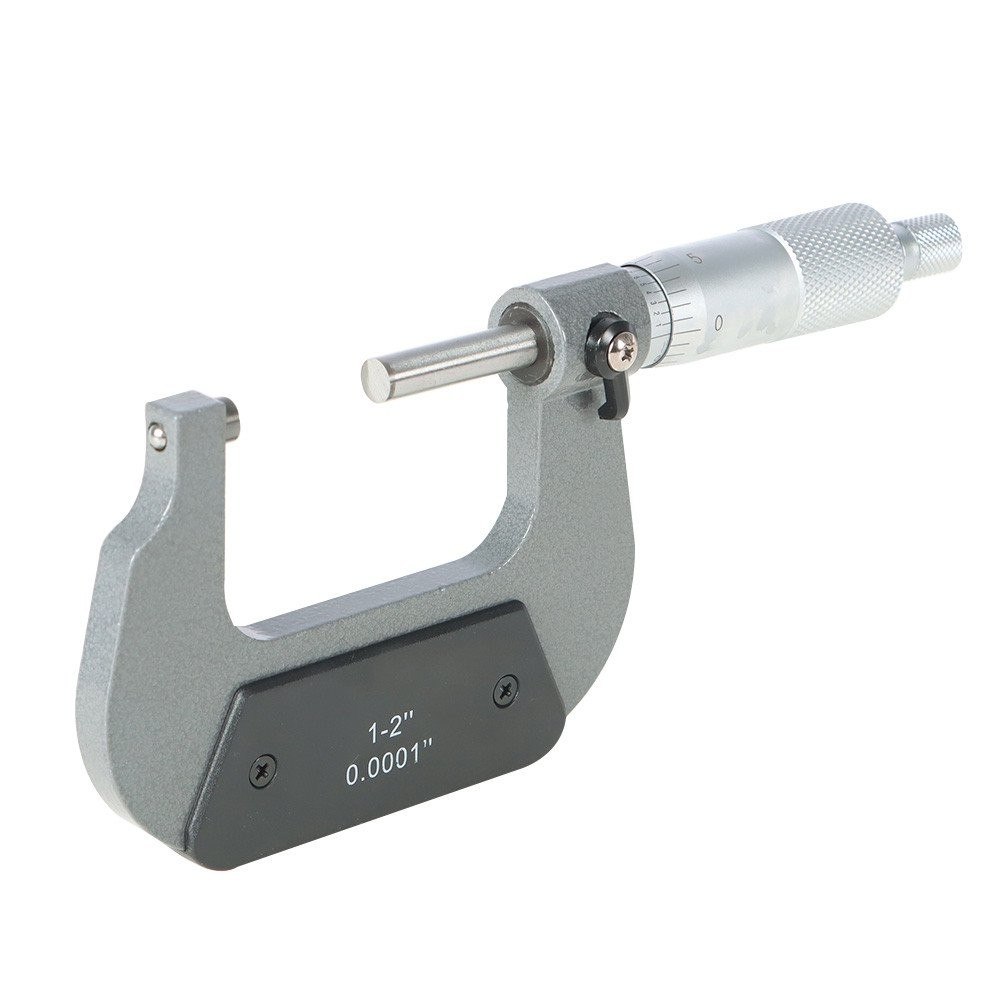 LABLT 1-2" Precision Outside Micrometer 0.0001" Resolution Carbide Tipped