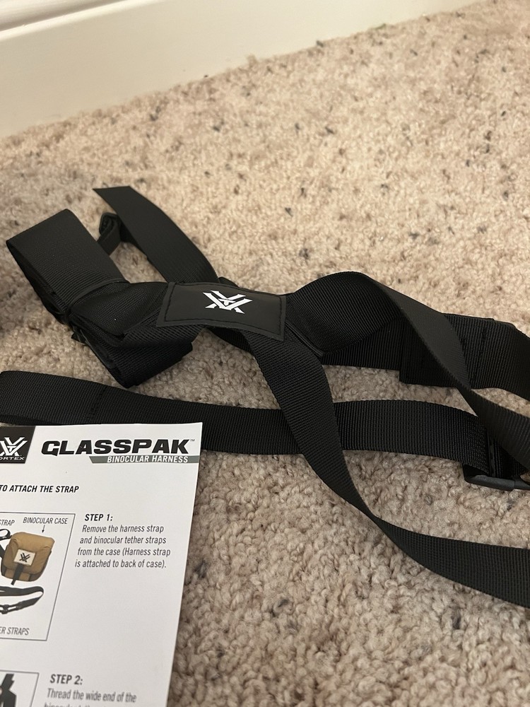 Vortex Glasspak Binocular Harness CASE ONLY Very Clean