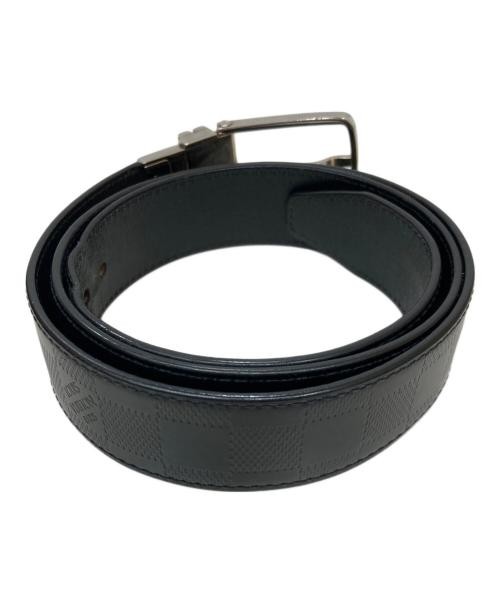 LOUIS VUITTON Leather belts black M9674