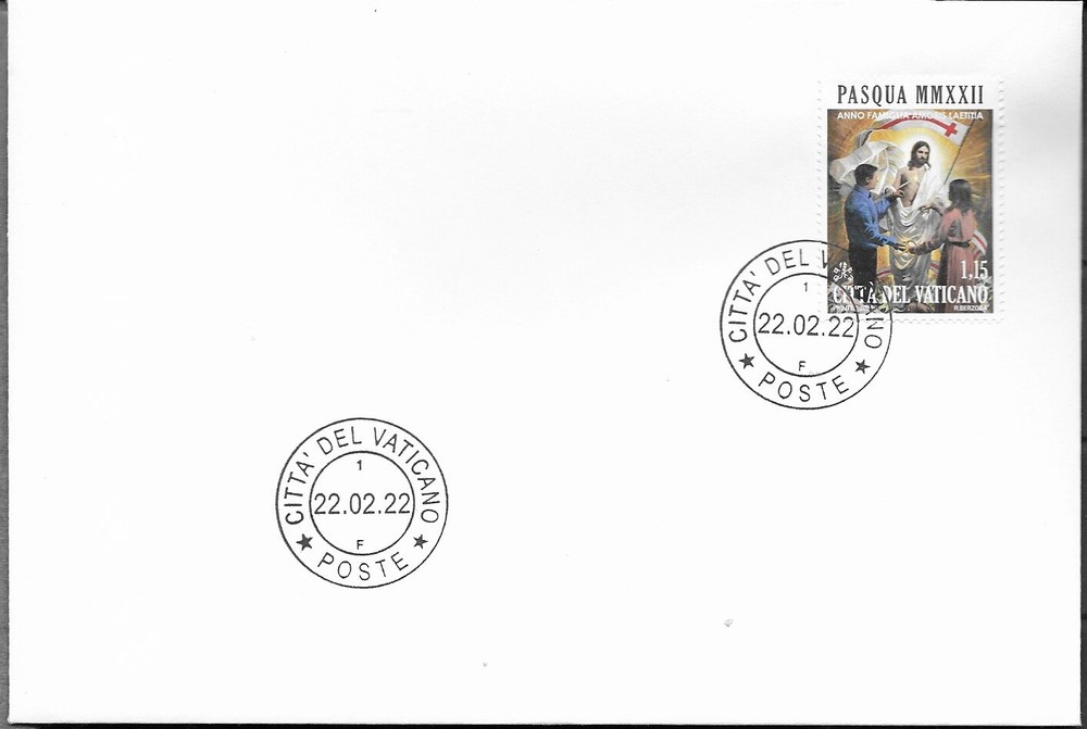 VATICAN 2022 EASTER of RESURRECTION FDC