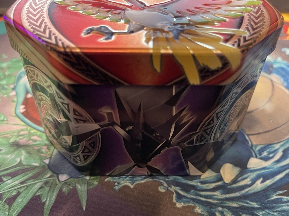 *Empty Tin* Pokemon TCG Ho-OH Empty 2017 Tin