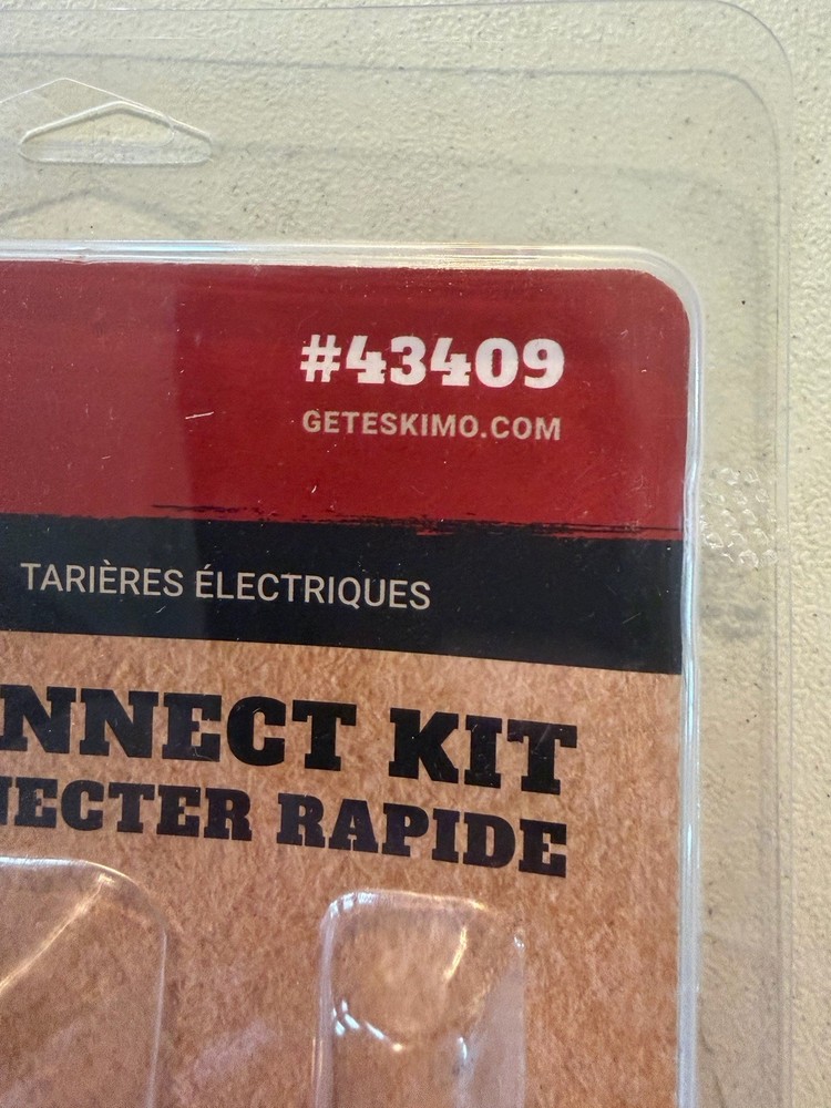 Eskimo 43409 Quick Connect Kit, Electric Augers, Red