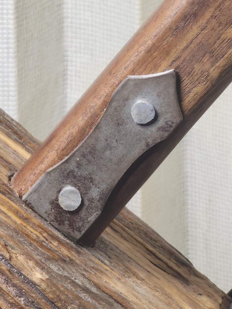 Thor's Hammer, Medieval Viking Solid Oak Head Walnut Handle With Display Stand