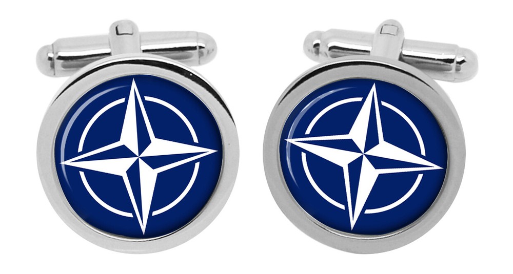 NATO Cufflinks in Box