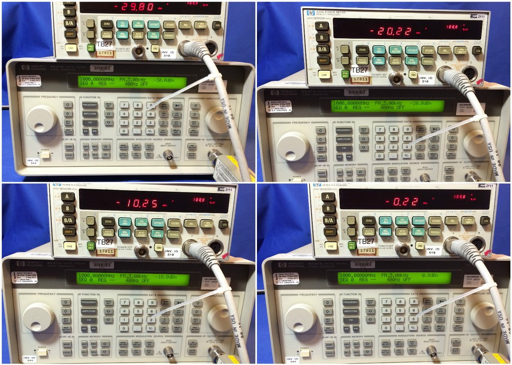 HP / Agilent / Keysight 438A Dual Sensor Power Meter, OPT 002, w/o Sensor,Tested