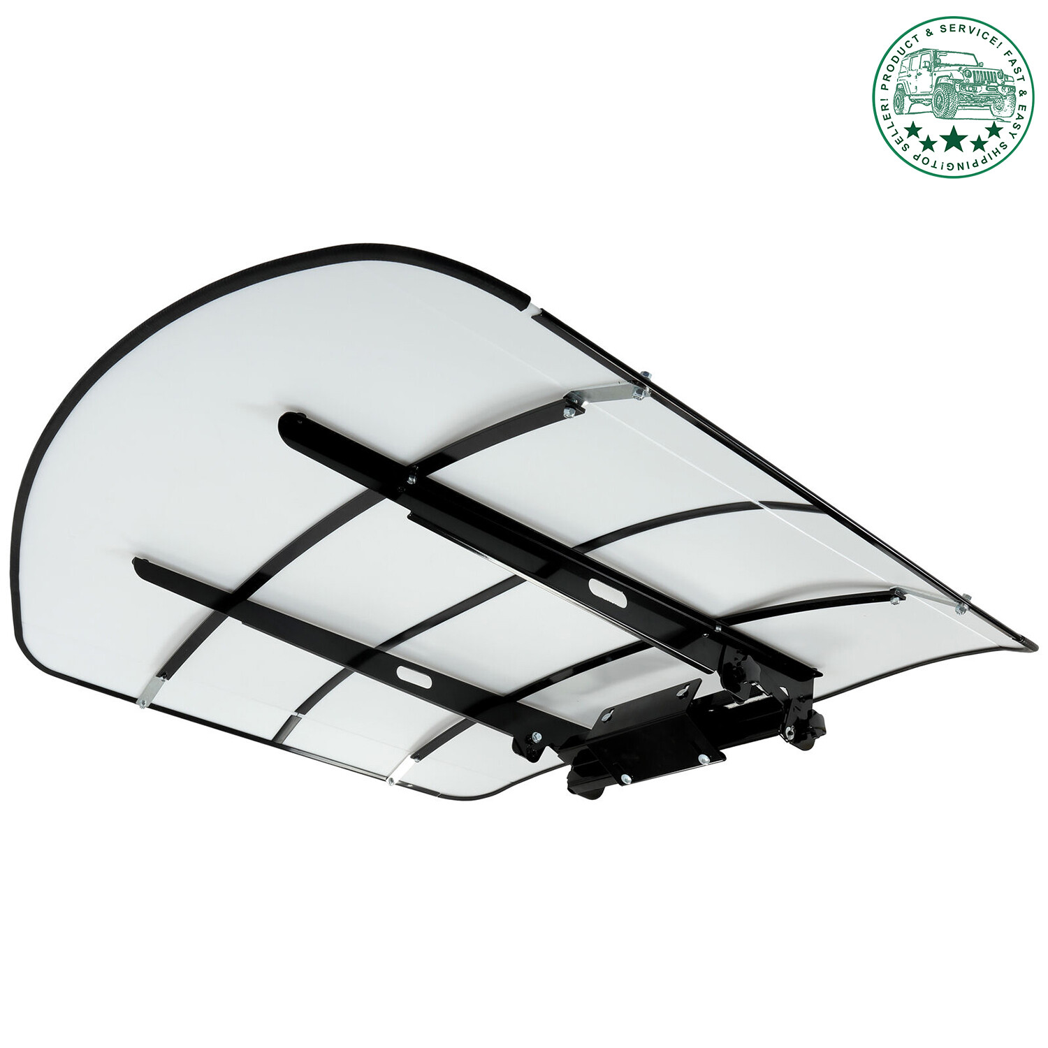 White Tuff Top Tractor Canopy for ROPS 52 x 52 with Mounting Kit