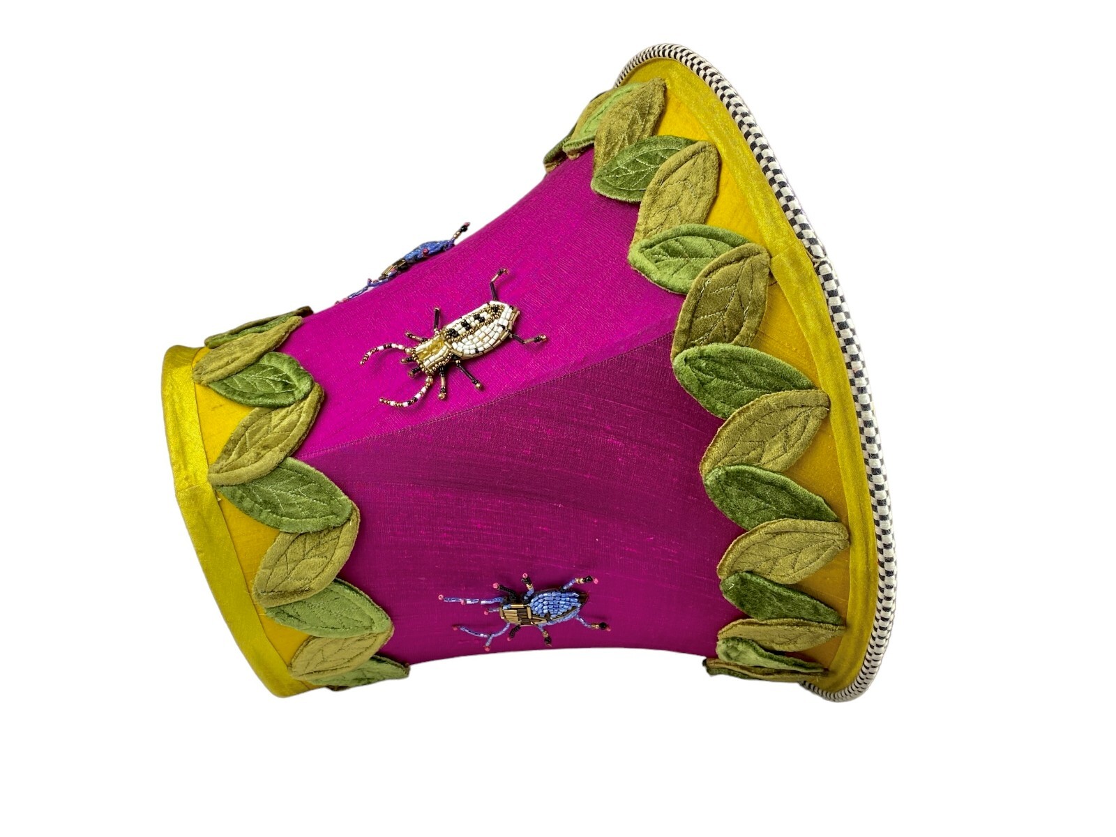 MacKenzie Childs Paradise Bug Lamp Shade For Table or Torch Lamp New
